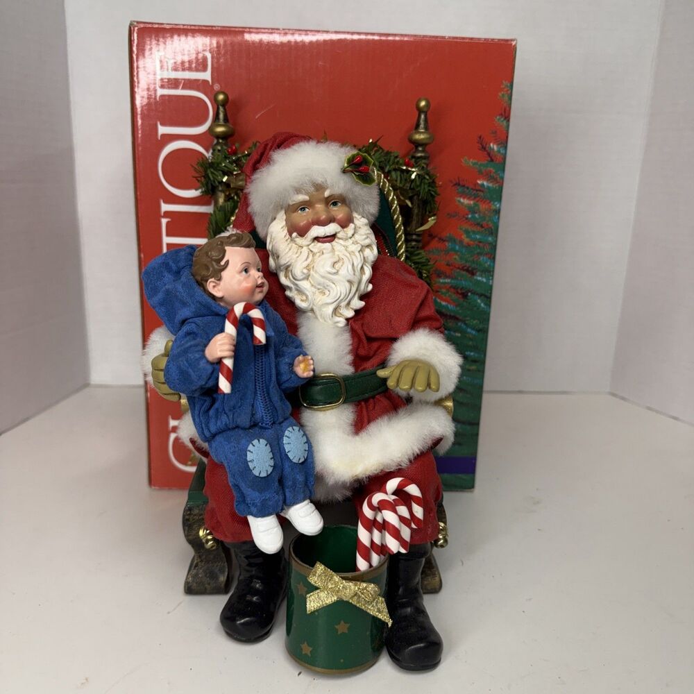 Clothique Santa I’ve Been Good Possible Dreams Christmas 9.5” Figure